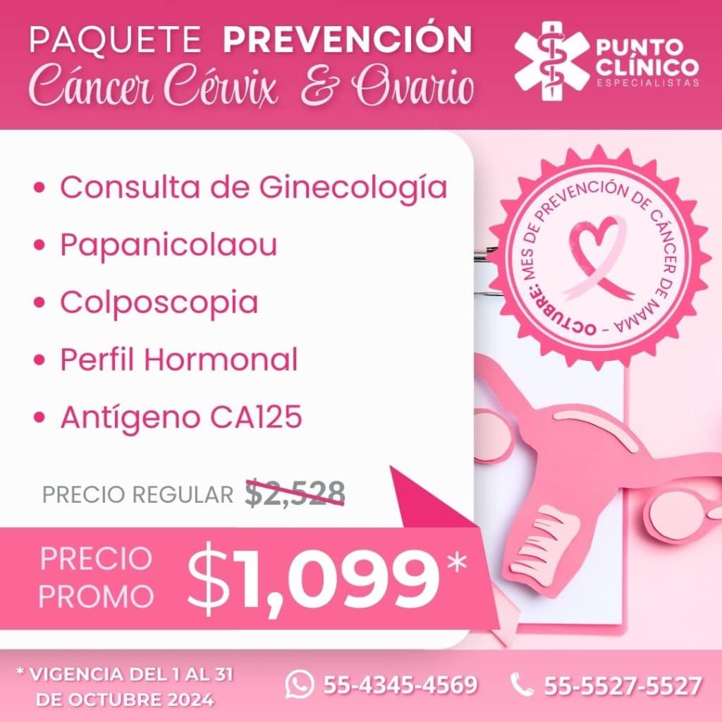 Paquete Prevención Cancer Cérvix y Ovario